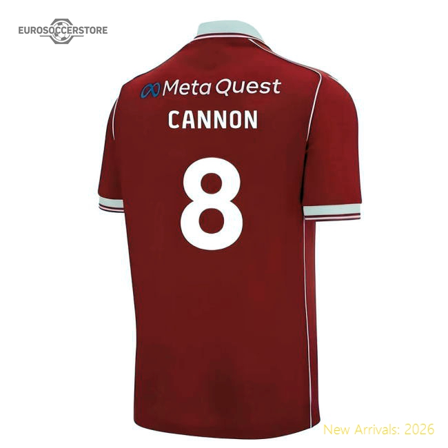 2025-2026 Wrexham Home Shirt (cannon 8) - Excellent Value