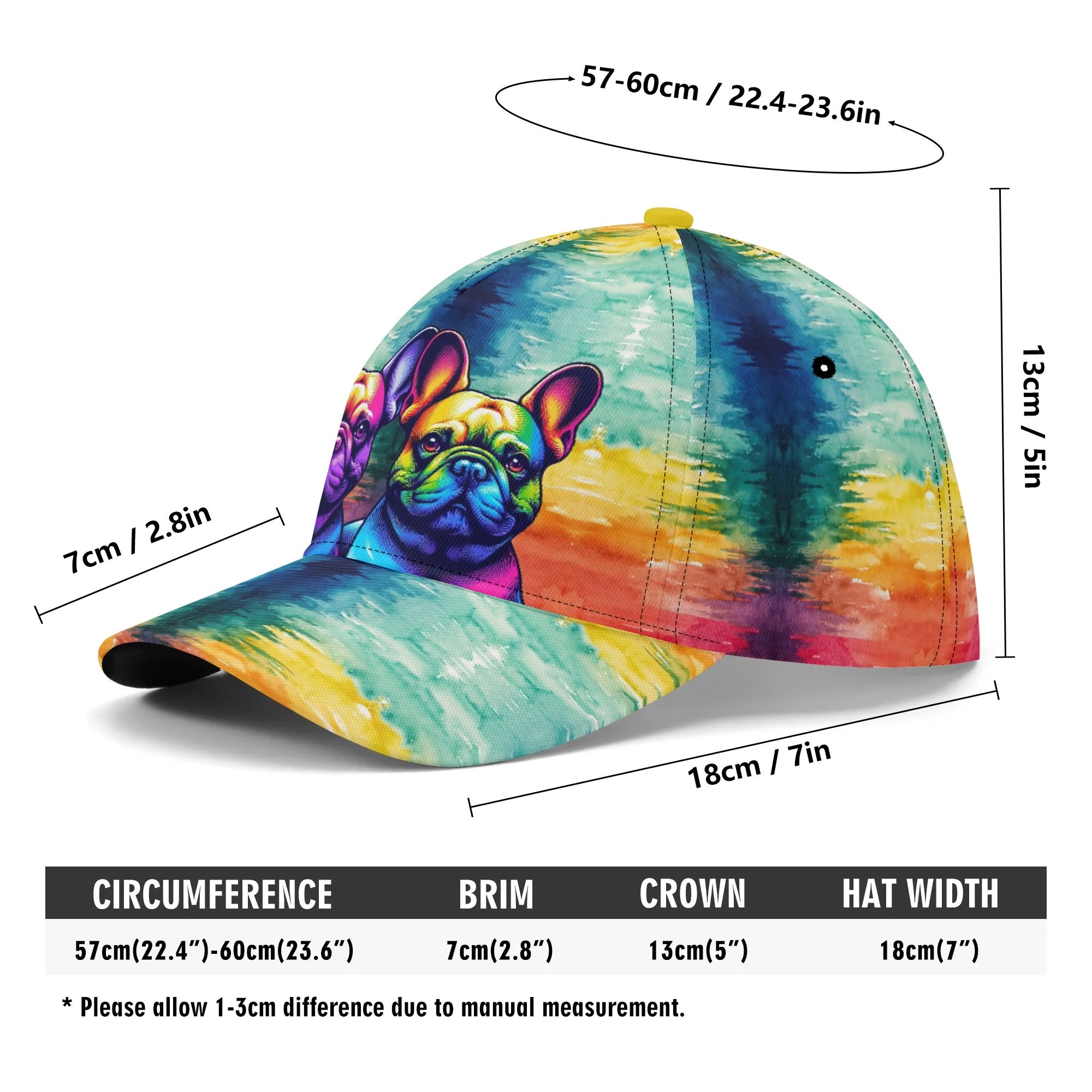 Lexi - Vet-recommended Baseball Cap For French Bulldogs