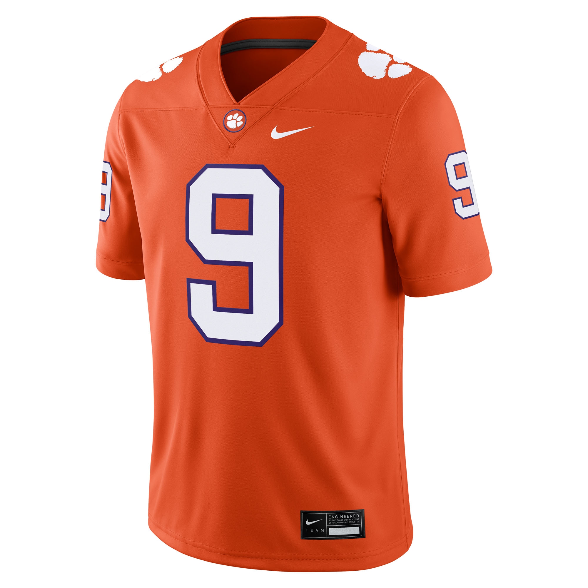 [NJP] Travis Etienne Clemson Tigers Player Game Jersey - Orange