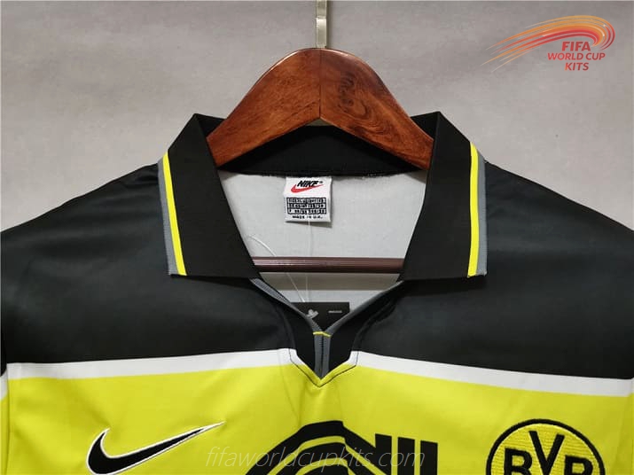 Dortmund 96-97 Home UCL Final Football Kit