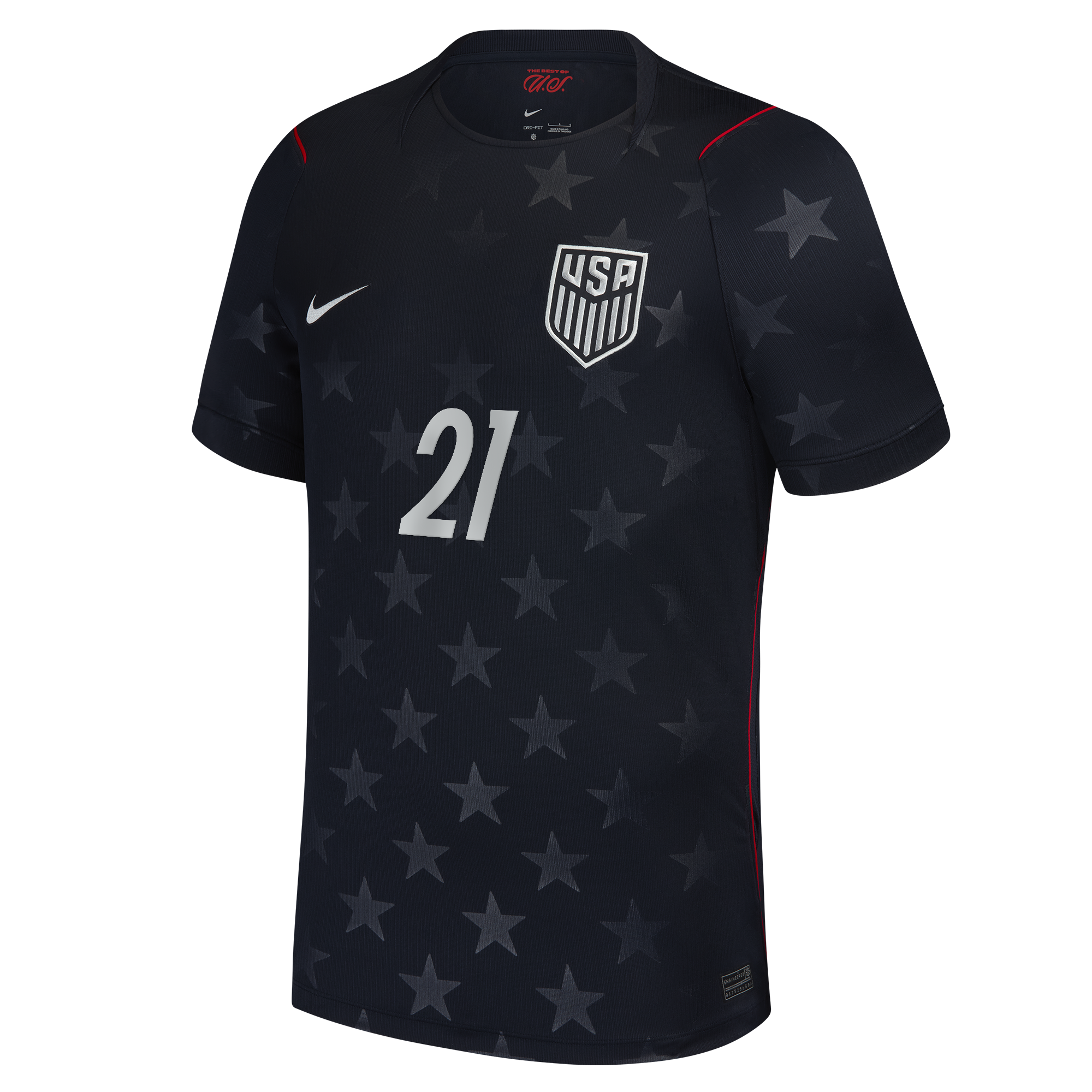 [SJH] Timothy Weah USMNT 2026 Away Stadium Replica Jersey - Blue