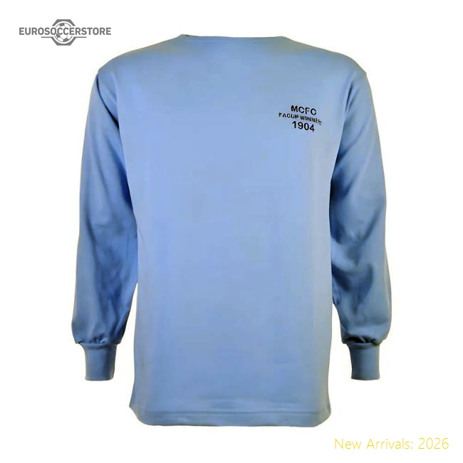 Authentic Manchester City 1904 Fa Cup Winners Retro Football Shirt