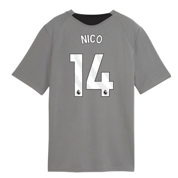 [HP] 2026-2027 Man City Training Jersey (Cast Iron) - Kids (Nico 14)