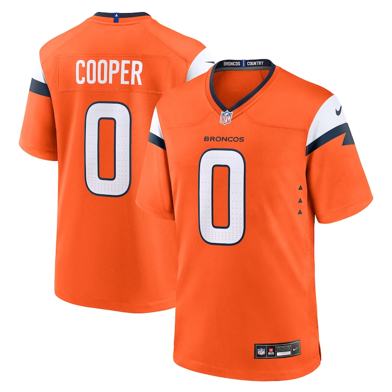 None Jonathon Cooper DEN Broncos Timeless Game-Ready Jersey Game Day W
