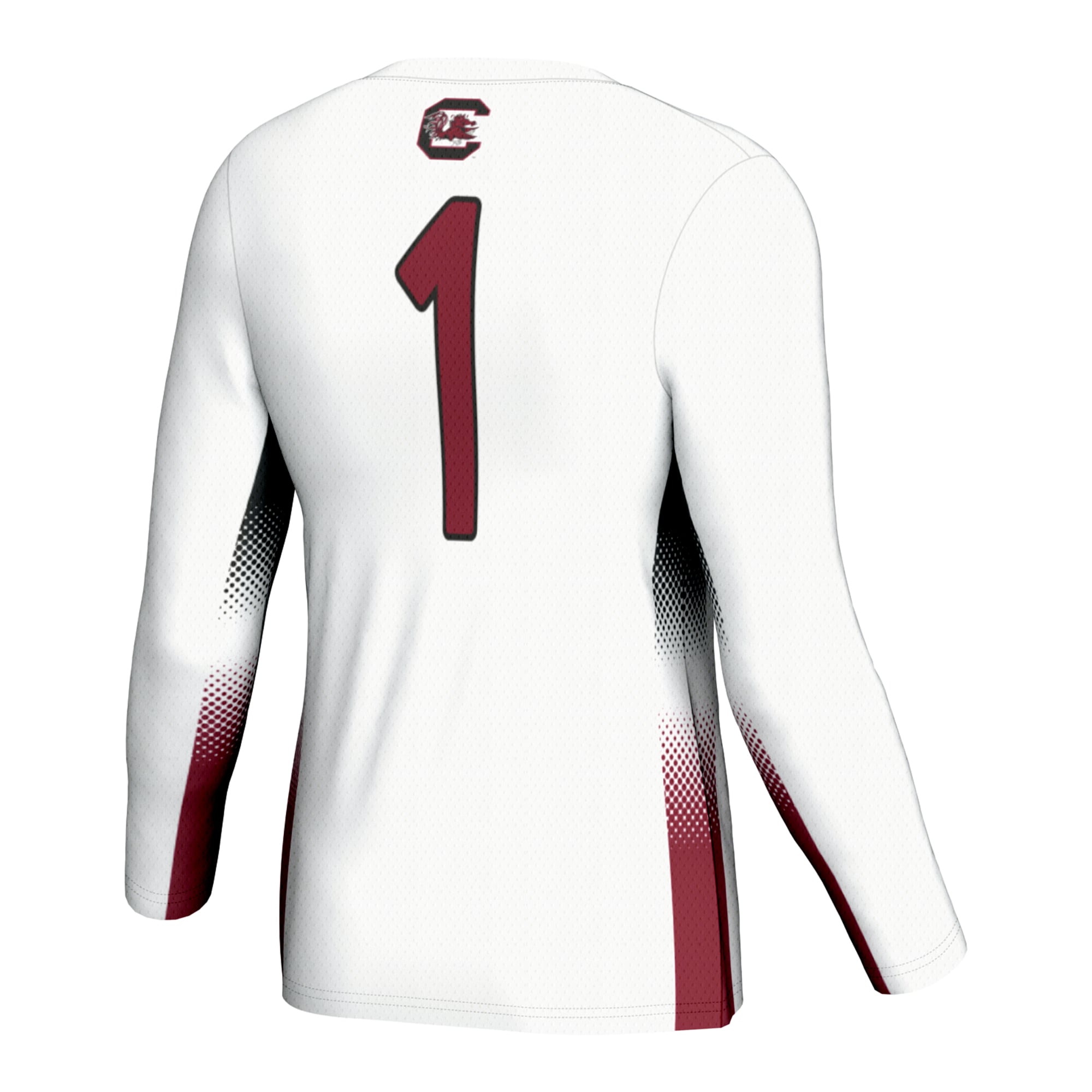 #1 South Carolina Gamecocks GameDay Greats Unisex Lightweight Volleyball Jersey - White
