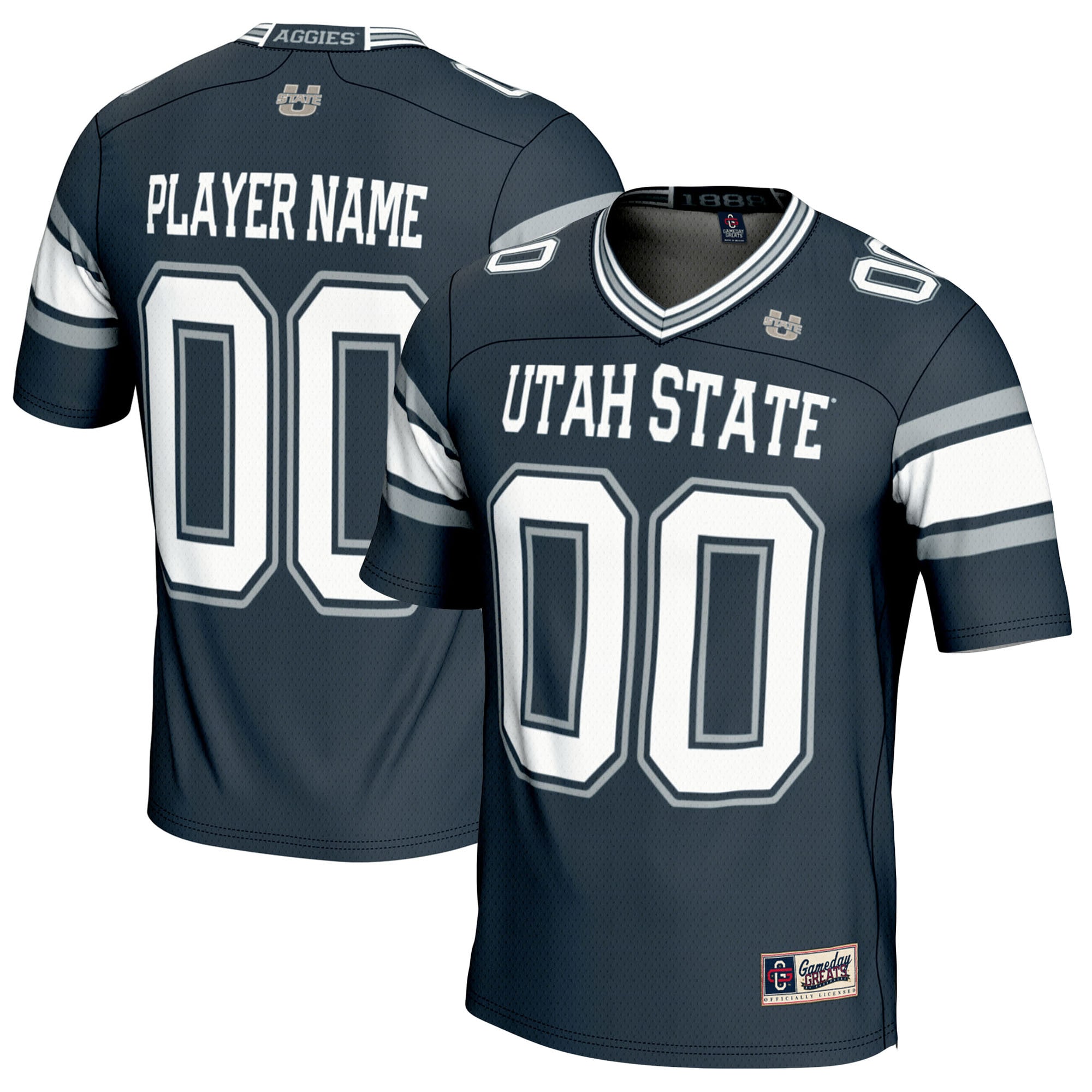 Utah State Aggies GameDay Greats Youth NIL Pick-A-Player 2026 Season Football Jersey - Navy