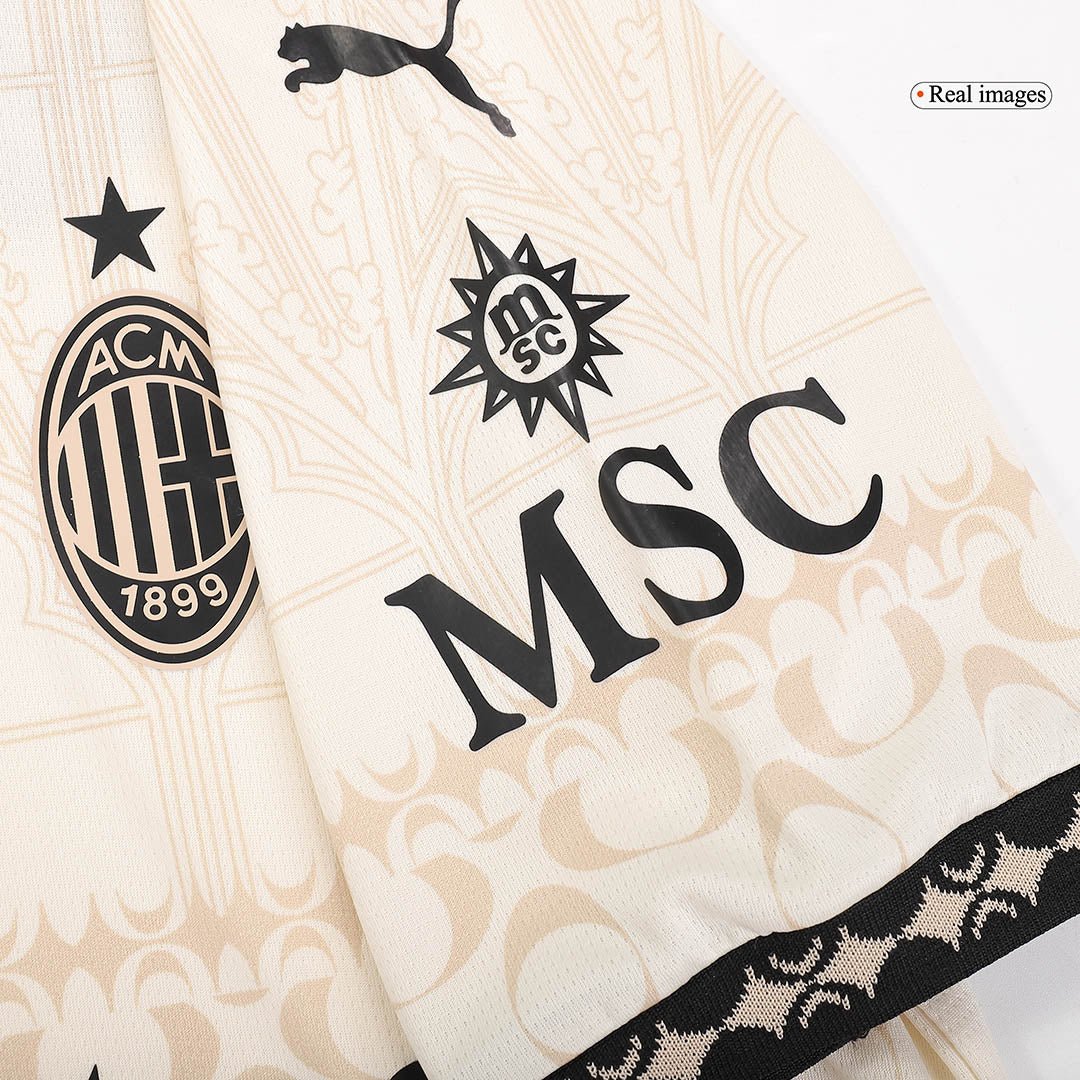 AC Milan X Pleasures Fouth Away  Soccer Jersey 2023/24 Authentic Kit