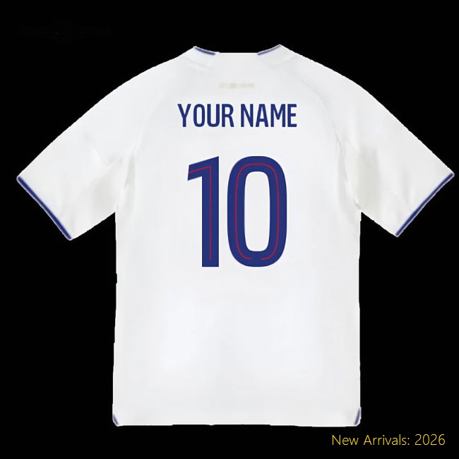 Personalised Olympique Lyon Football Shirts Children 2025 Home Jersey