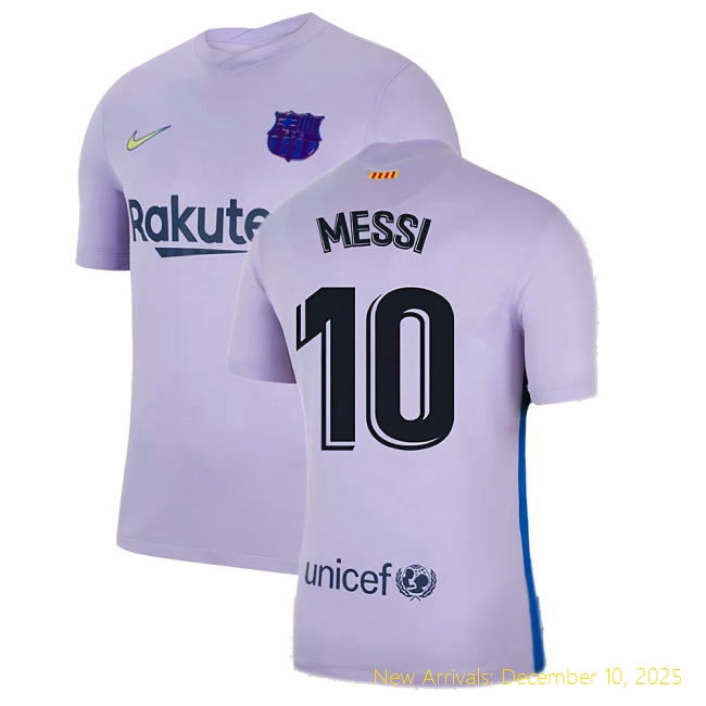 2021-2022 Barcelona Barca Premium Away Shirt (Kids) (MESSI 10)