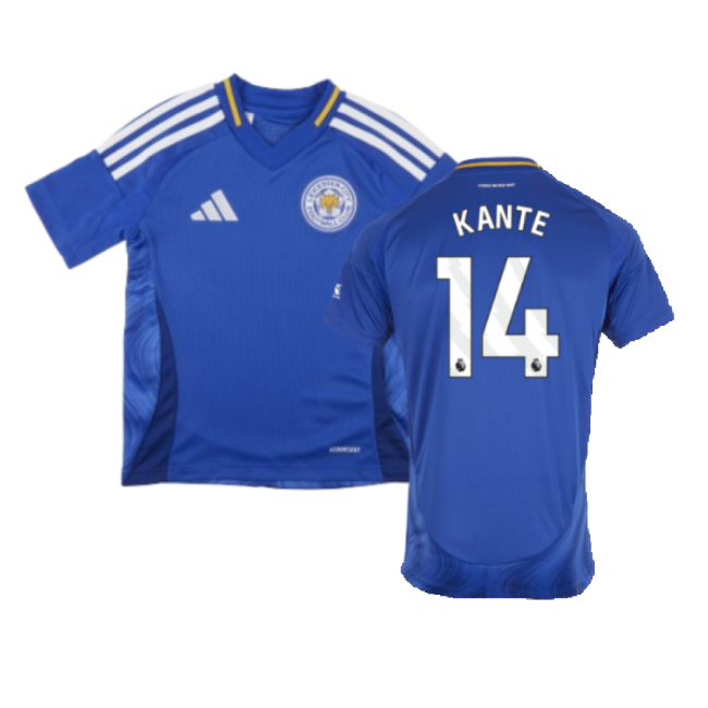 2024-2025 Leicester City Home Shirt (Kids) (Kante 14) | Elite