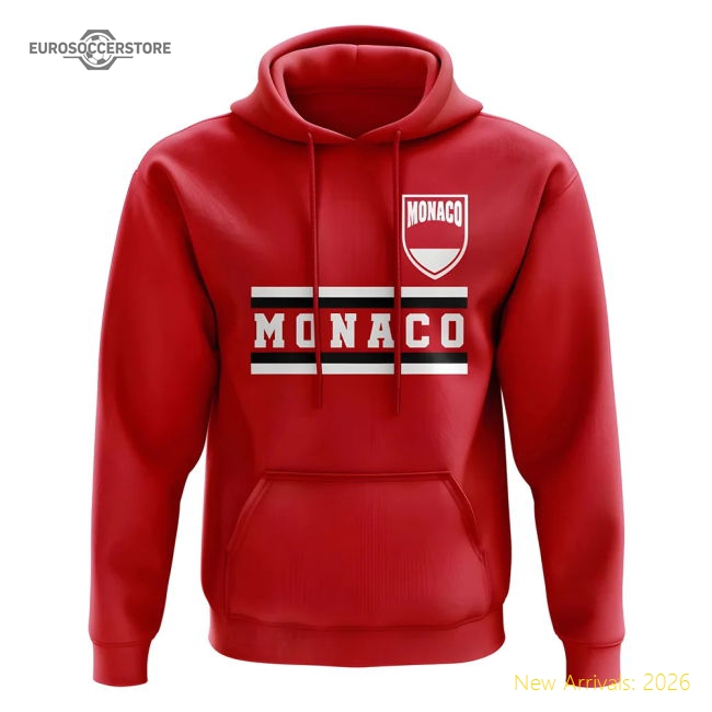 Professional-Grade Monaco Core Football Country Hoody (Red)