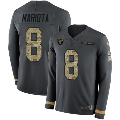NFL O R Raiders #8 Marcus Mariota Team Color Limited Je-v8