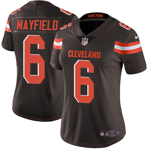 NFL C B Browns Baker Mayfield #6 Brown Limited Game Jersey - Premium