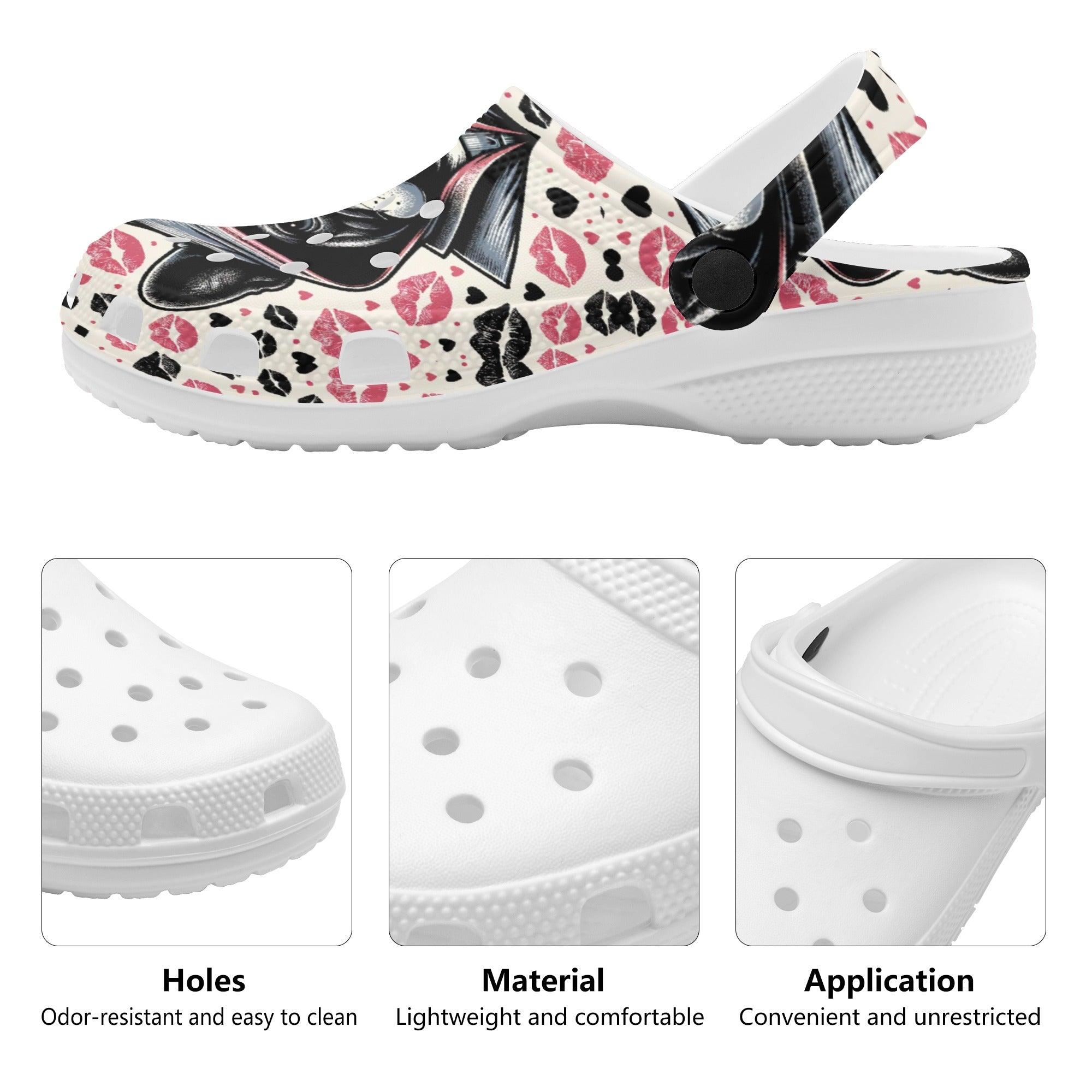 French Bulldog Diego Unisex Clogs Practical Pet Supply