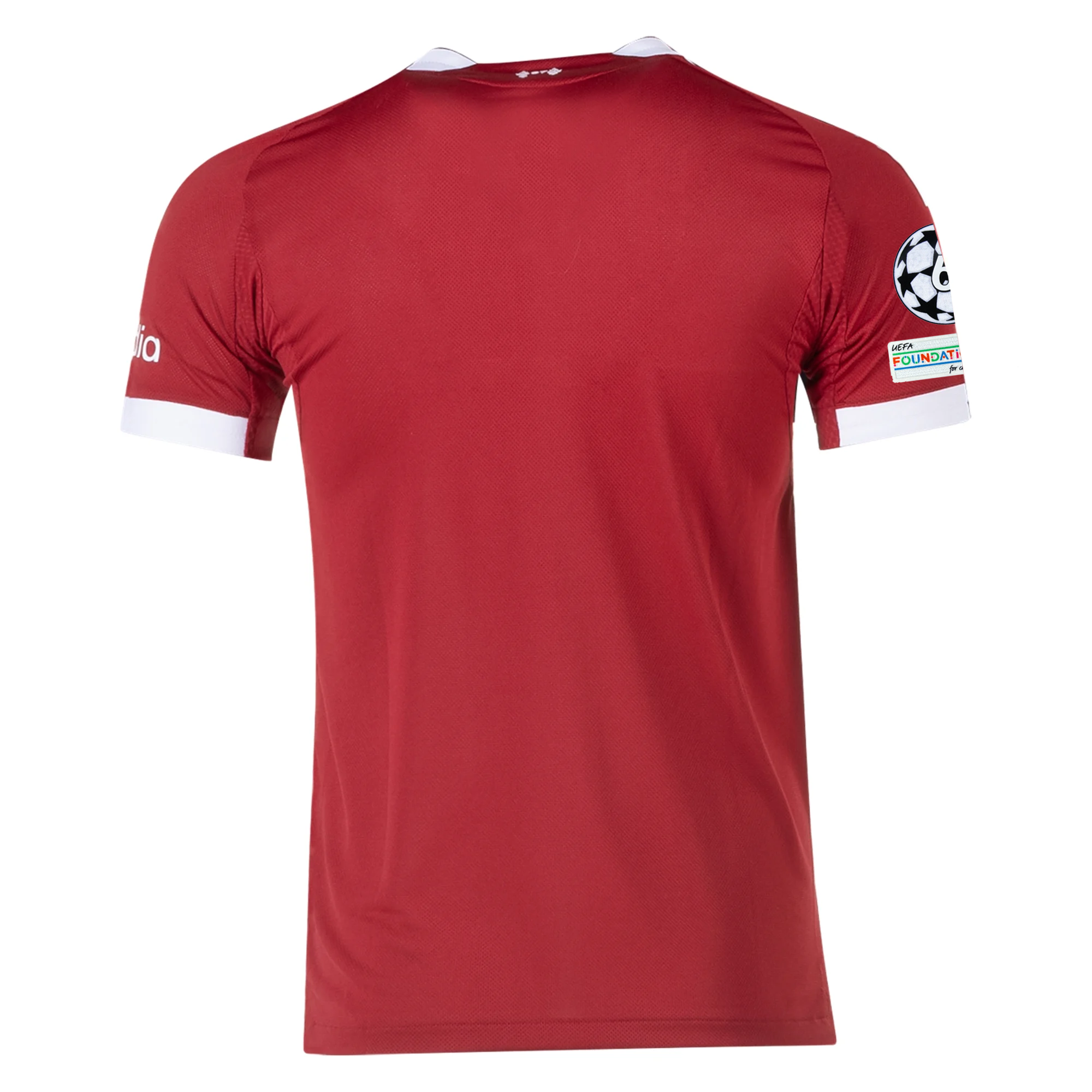 Liverpool Patches 2025-2026 UCL Home Jersey – Authentic Shirt