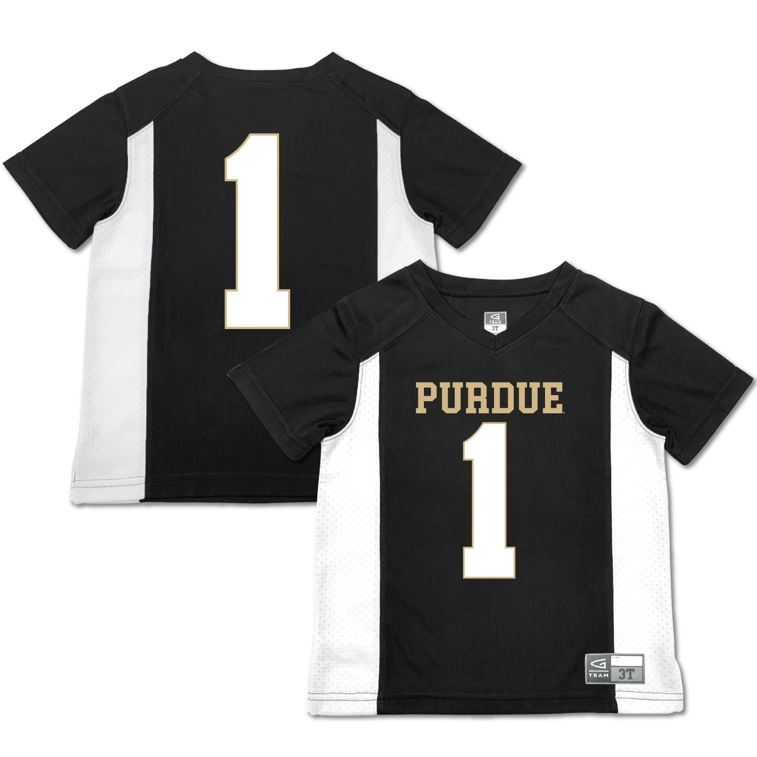 [NJP] Purdue Boilermakers Garb Toddler Football Jersey - Black