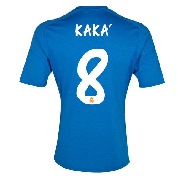 13-14 Real Madrid 8 Kaka Away Blue Soccer Jersey Shirt - Official