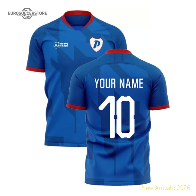 Authentic 2025-2026 Portsmouth Home Concept Football Shirt (your