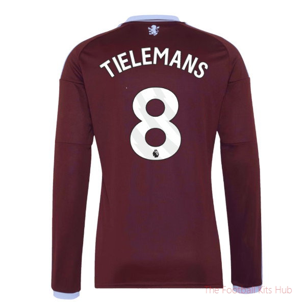[SPK] 2026/27 Aston Villa Long Sleeve Home Shirt Tielemans 8