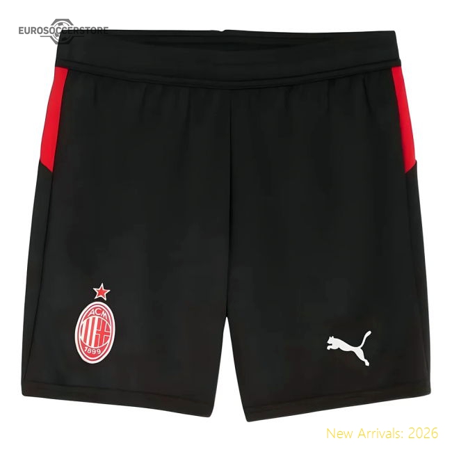 Superior 2025-2026 Ac Milan Home Match Shorts (black) - Kids