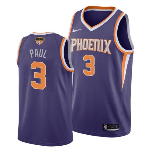 Purple Nike Chris Paul #3 Suns Jersey - Polyester Game Day Wear