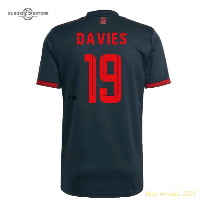 2022-2023 Bayern Munich Third Jersey (davies 19) - Great Value