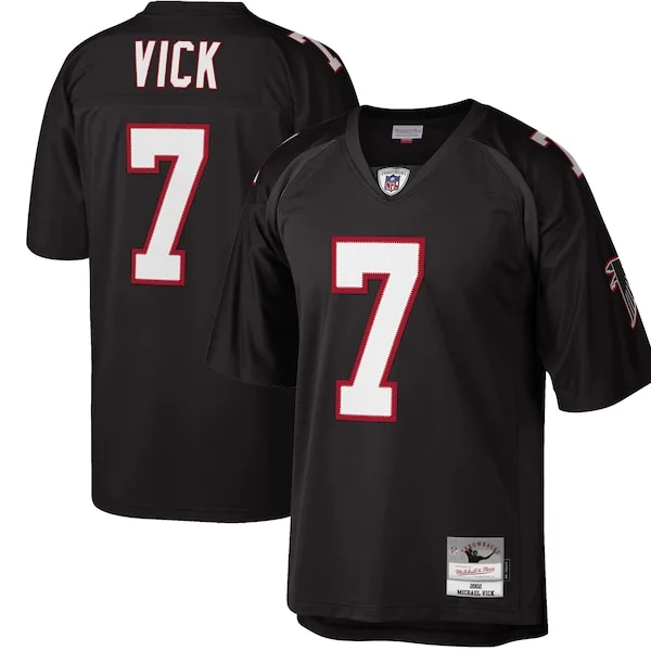 None Michael Vick Replica Jersey - Black | NFL Player Jersey