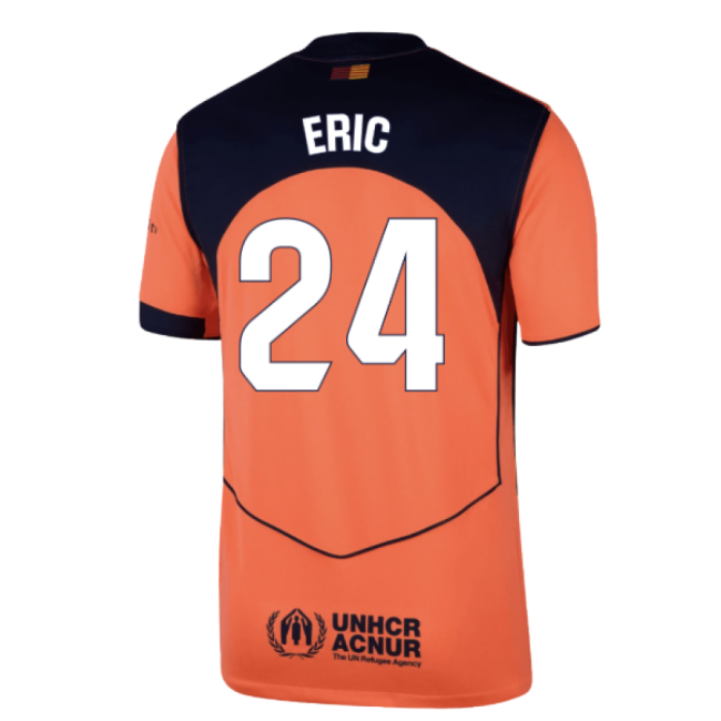 2025-2026 Fcb Alternative Jersey (eric 24) - Supporter Edition