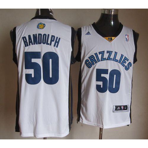 76ers White Memphis Grizzlies #50 Jersey - Basketball Jersey