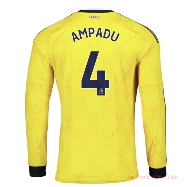 Fan Edition Pro Leeds Away Long Sleeve 2026-2027 Shirt (Ampadu 4)