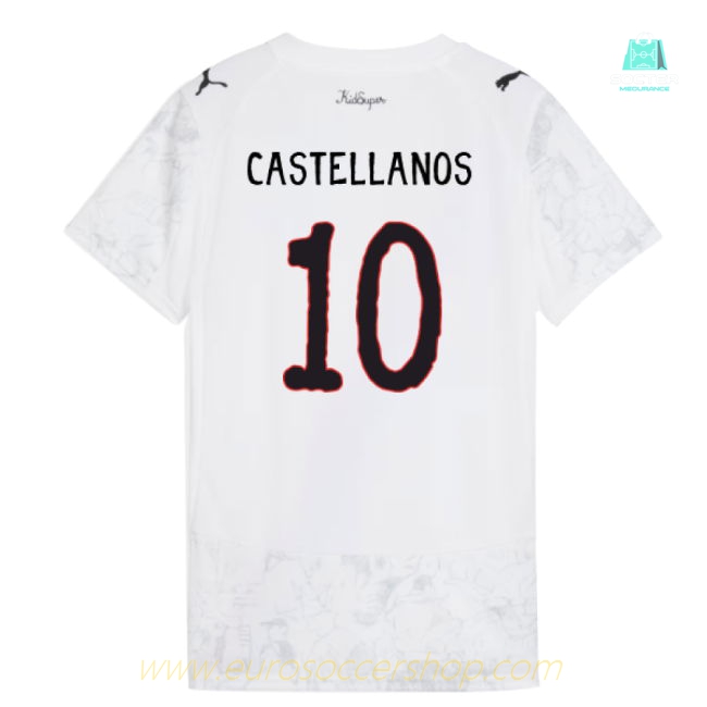 2025-2026 KIDSUPER x Manchester City CWC Shirt (White) - Womens (Castellanos 10)
