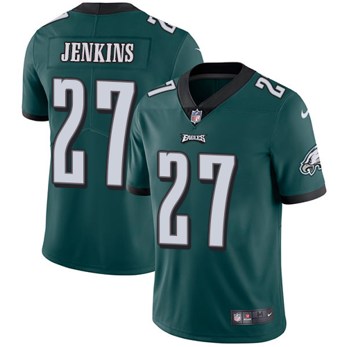 NFL PHI Eagles #27 Malcolm Jenkins Limited Green Jersey - Fan Favorite