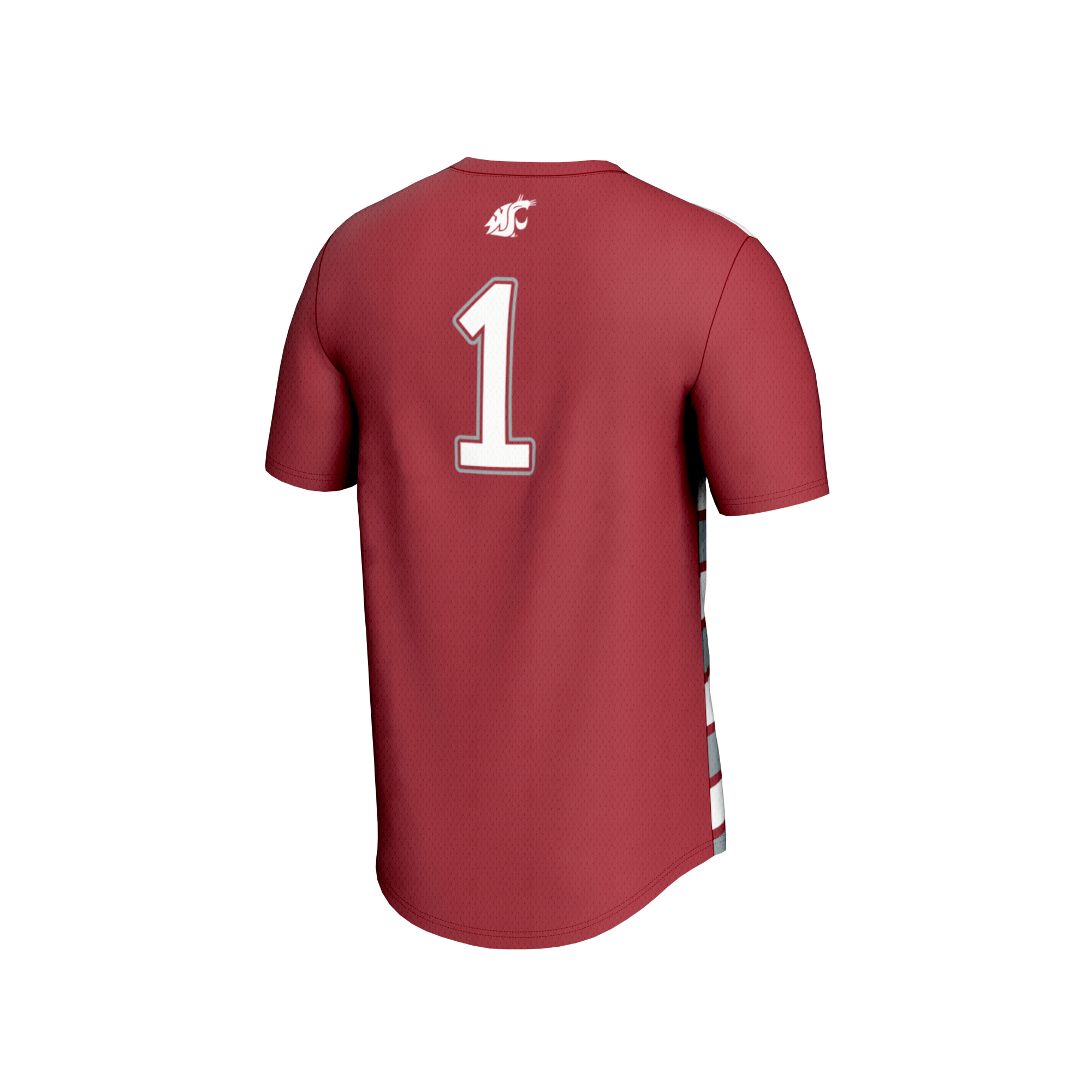 [SJH] Washington State Cougars GameDay Greats Youth Lightweight Soccer Fashion Jersey - Crimson