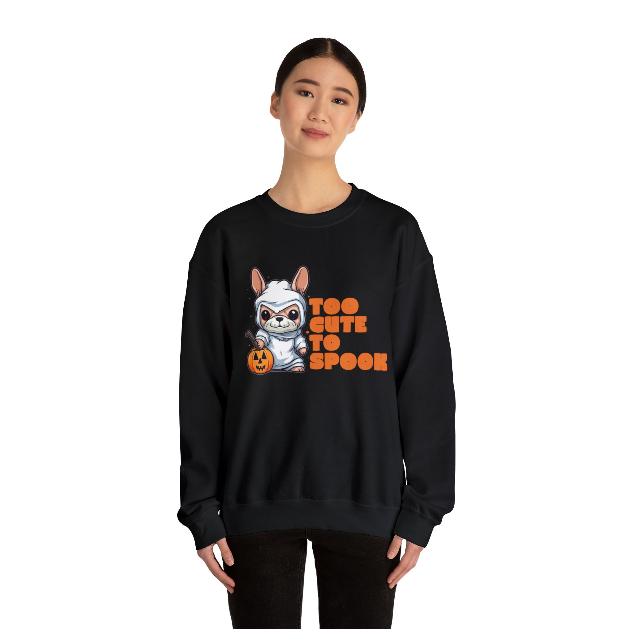 Cozy Too Cute To Spook Halloween Unisex Sweatshirt for Fashion Lovers