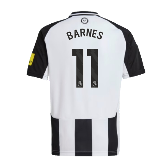 classic 2024-2025 Newcastle United Home Shirt (Kids) (Barnes 11)
