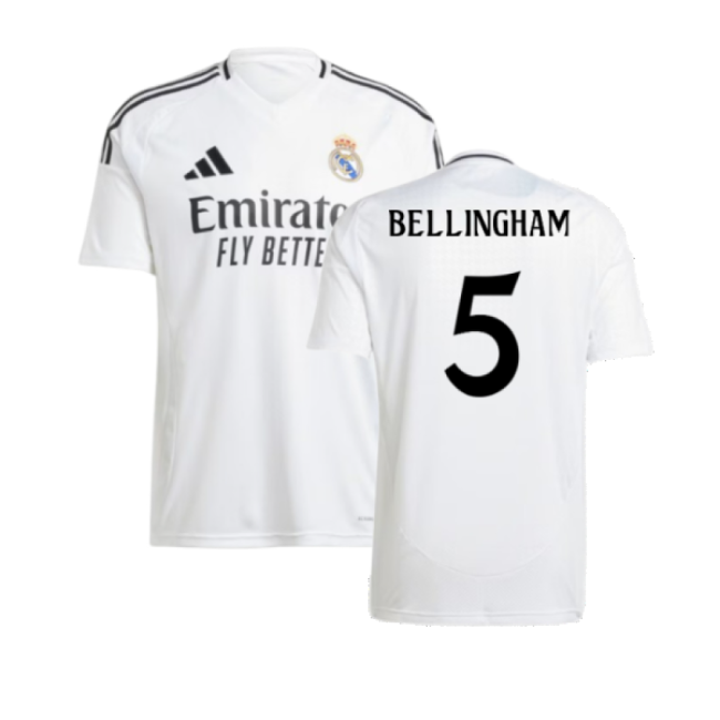 Real Madrid Home Kit 2024-2025 Game Day Jersey Stadium Approved