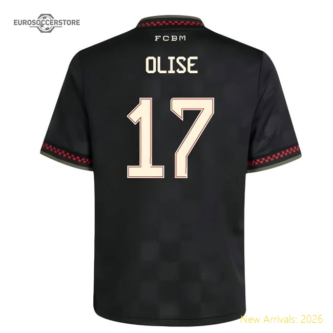 Premium Football Team Kids Olise Jersey 2025-2026 Flexible