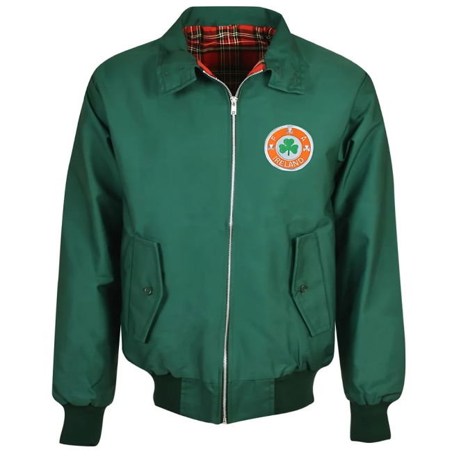Republic Of Ireland Green Harrington Jacket Euro Quality