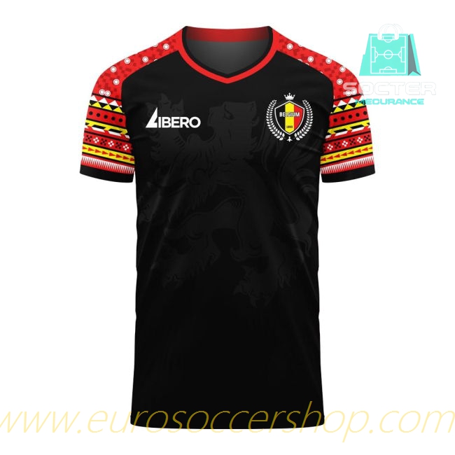 2025-26 Collection Belgium Away Jersey Genuine Design Concept (E HAZARD 10)