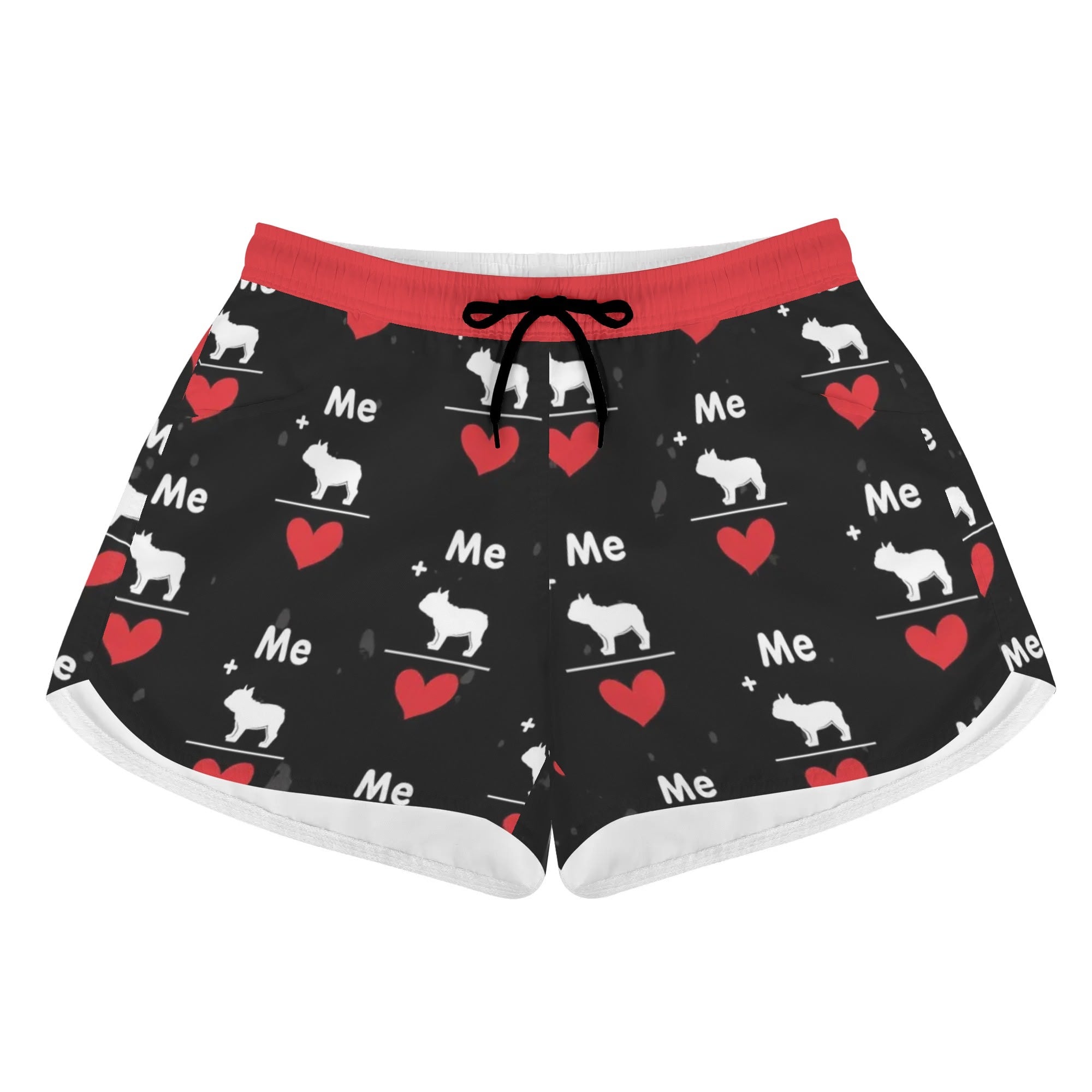 French Bulldog Lover Gaston Womens Beach Shorts Perfect Gift Idea