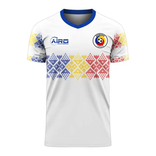 Authentic Replica Romania Away Fan Shirt for Adults (HAGI 10)