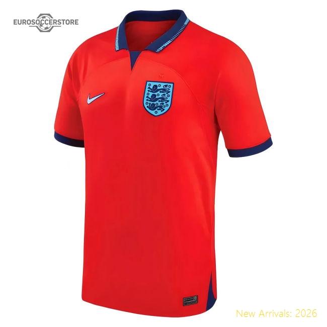 England 2022 Away Jersey Shirt Football Fan Apparel