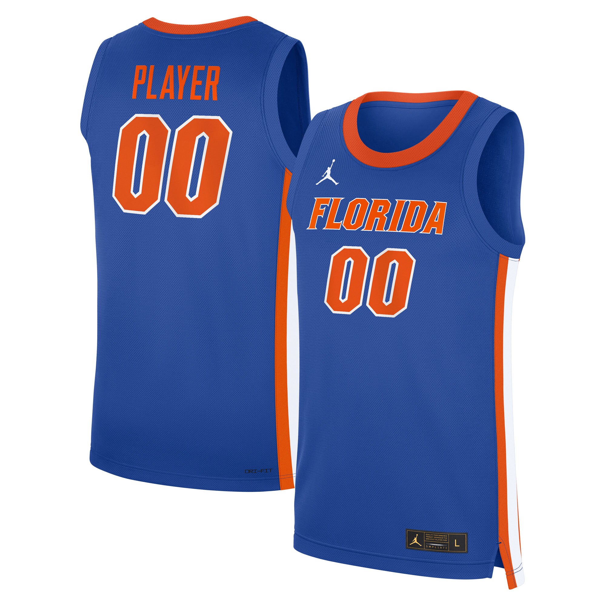 [NJP] Florida Gators Unisex NIL Pick-A-Player Women's Basketball Replica Jersey - Royal