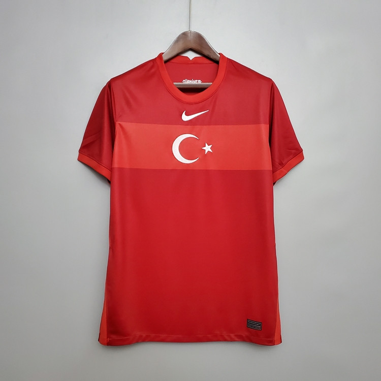 Turkey Euro 2020 Away Red Soccer Jersey Football Shirt - Official