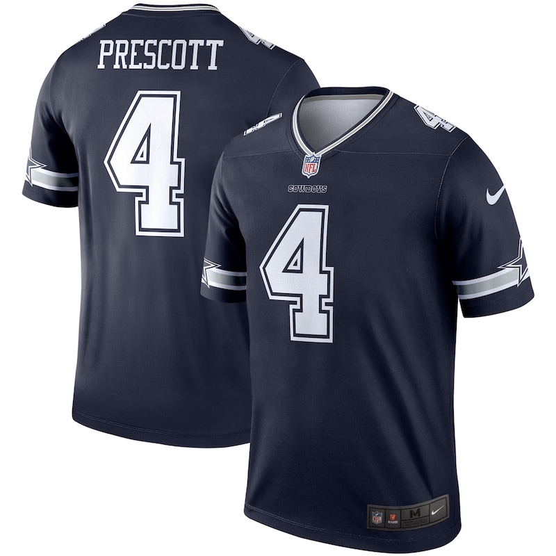 None Dak Prescott Dallas Cowboys Powerhouse Team Authentic Jersey