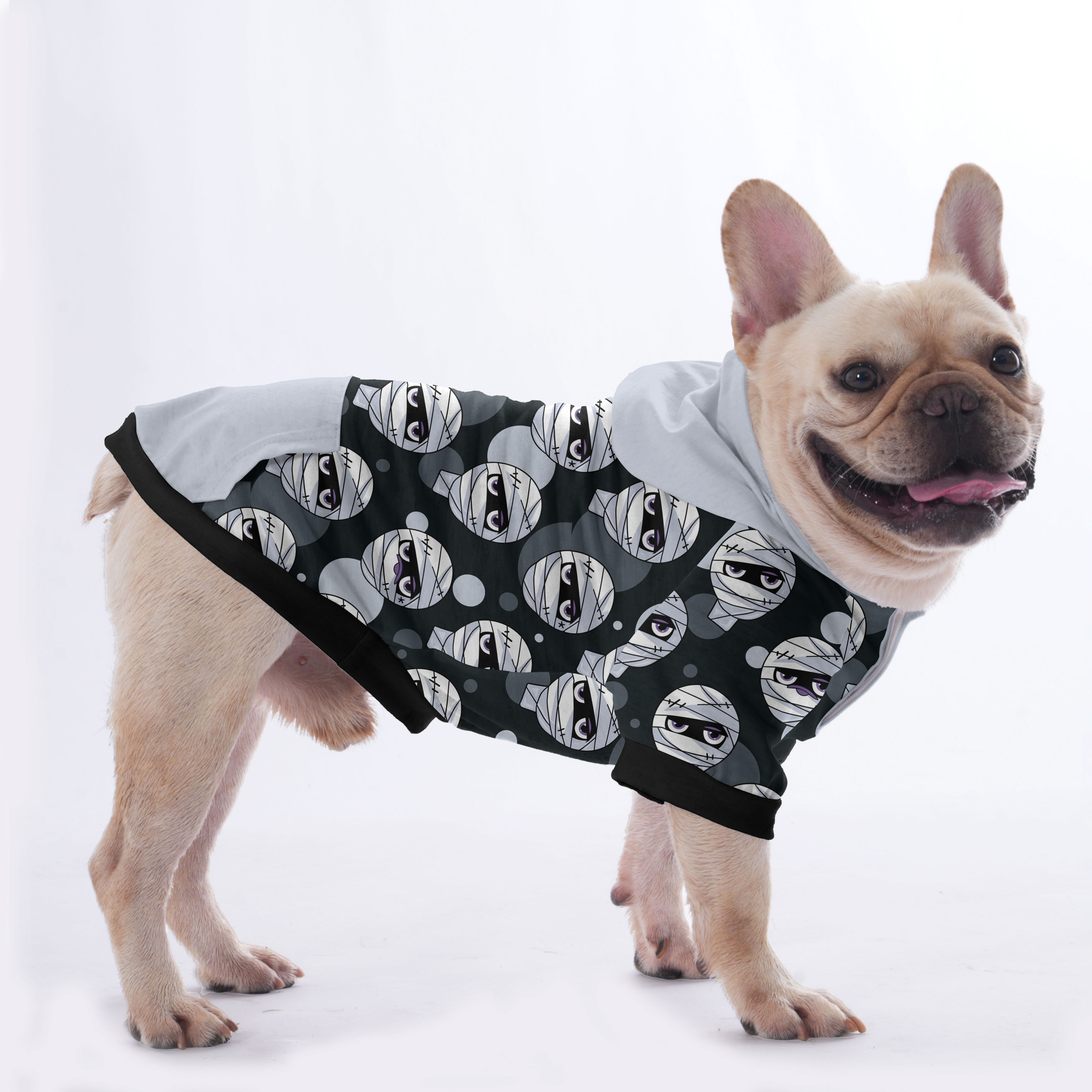 The Mummy - Durable Halloween Hoodies For French Bulldog | Frenchie Shop Original Frenchie Themed Wear