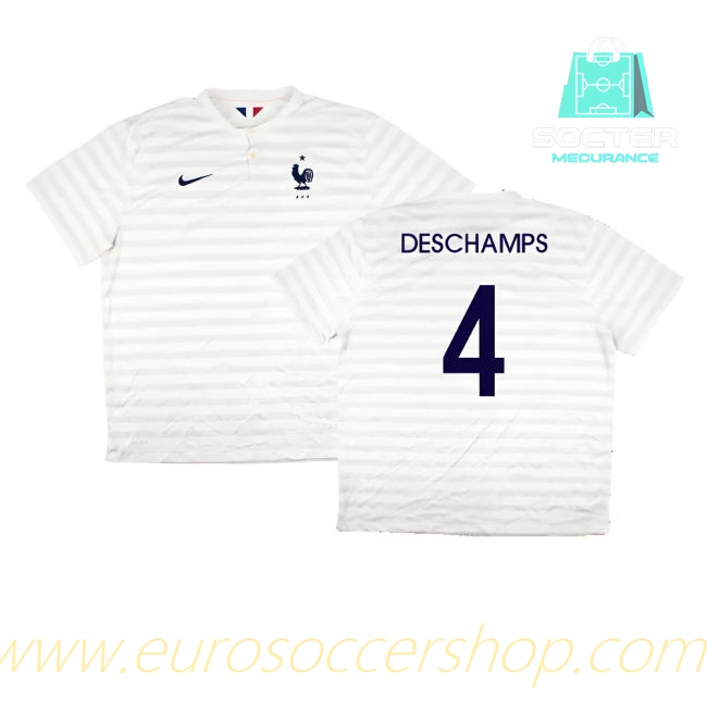 Les Bleus Match Quality Away Jersey (Deschamps 4)
