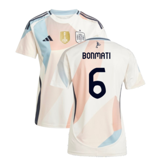 Spain International Team Fan Shirt - Womens Version (Bonmati 6)