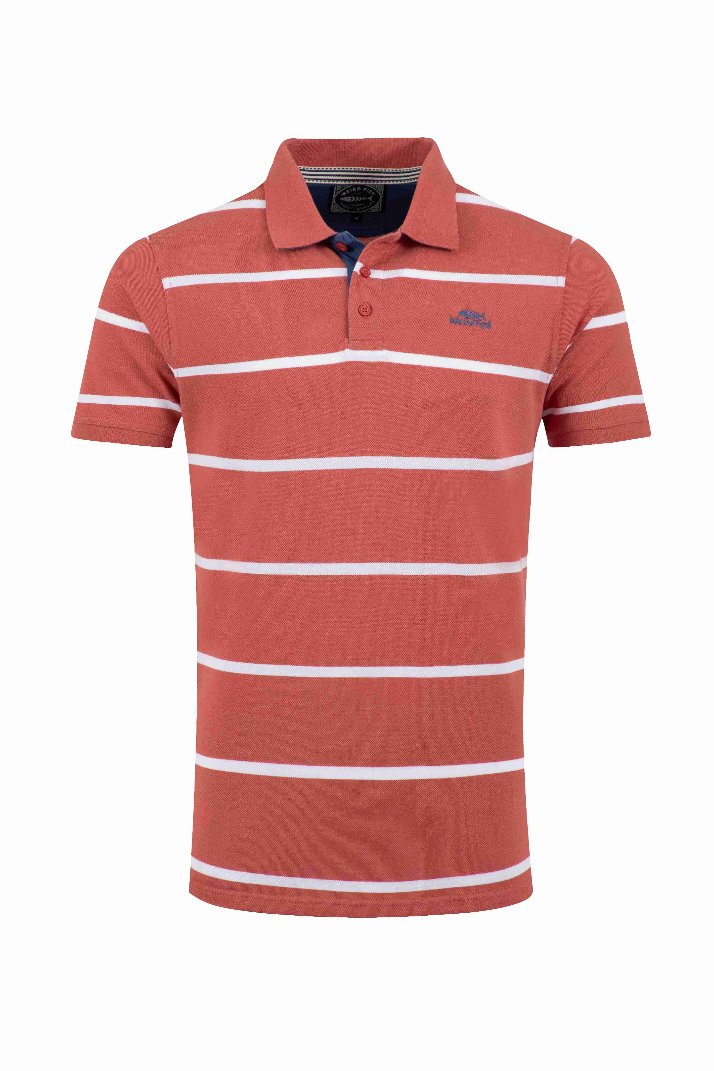 Fabian Striped Pique Polo Shirt Nantucket