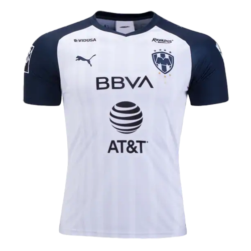 Lightweight Monterrey Away 2019-20 White Soccer Jersey Shirt